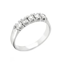 Anello Donna in Oro bianco Diamante AN-191-5-7-CT0.48